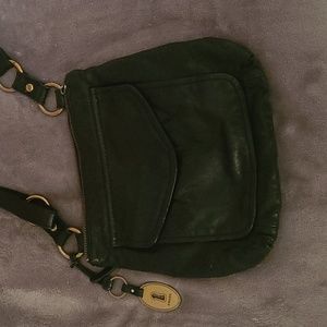 Fossil leather crossbody